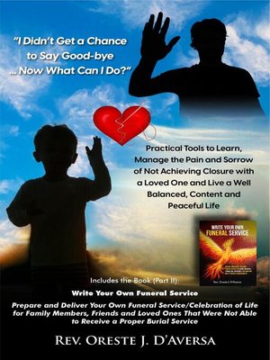 cover image of "I Didn't Get a Chance to Say Good-bye ... Now What Can I Do?"